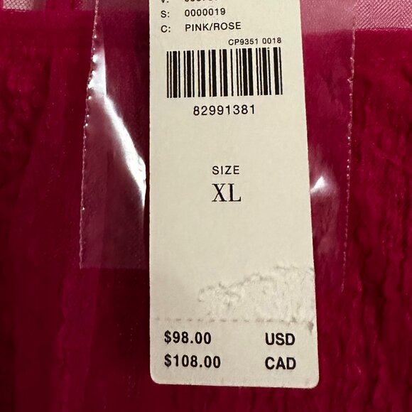 Anthropologie - Hot Pink Tulle Blouse - Picture 4 of 4